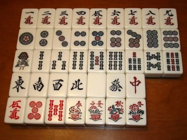 日本の麻雀牌の一覧（萬子・筒子・索子・字牌）